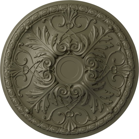 32 3/8"OD x 3 1/2"P Tristan Ceiling Medallion Spartan Stone Finished