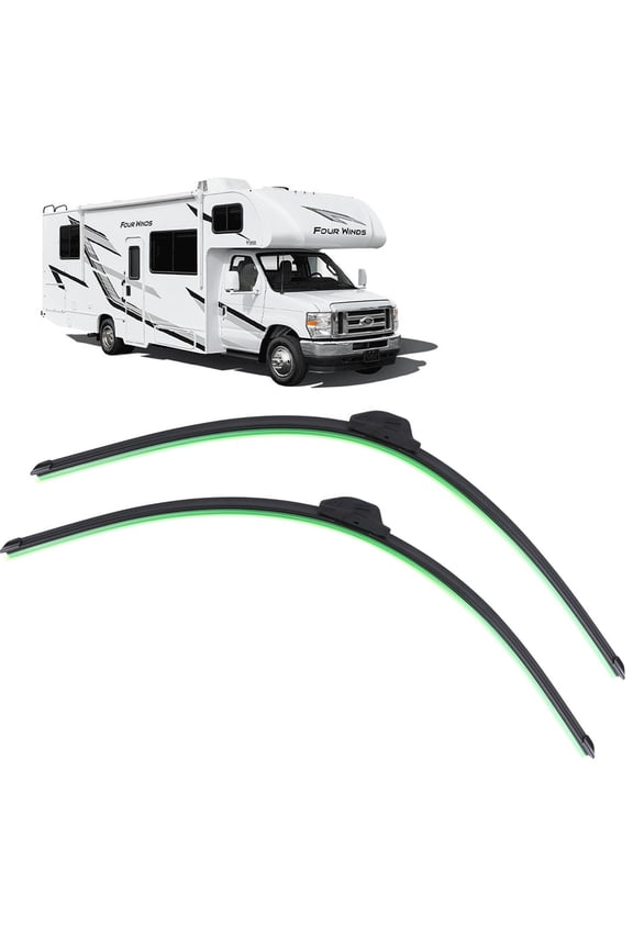 32"+32" RV Windshield Wipers 9mm 12mm J Hook for Bus,School bus Windshield Wiper Blades