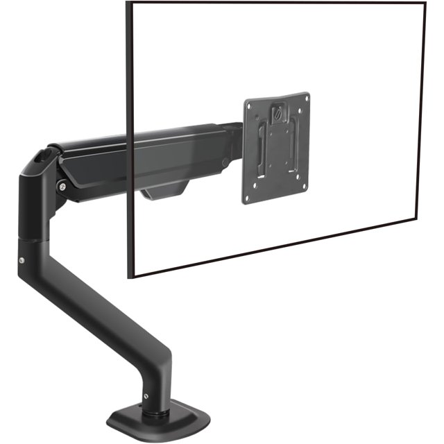 32 34 Single Monitor Arm Gas Spring Desk Mount, Heavy Duty Monitor