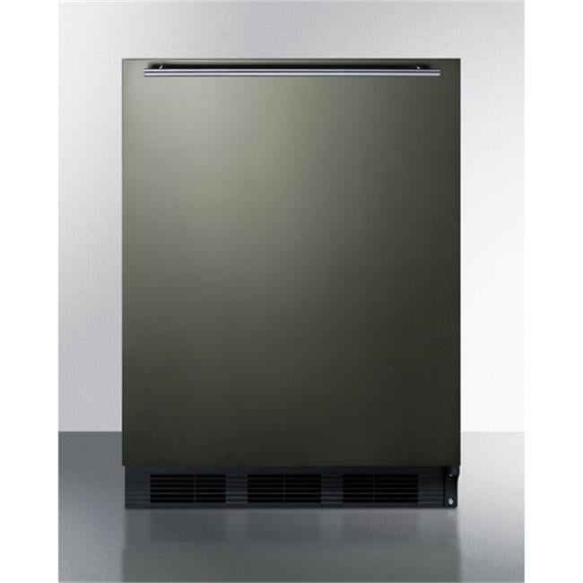 32.38 x 23.63 x 23.5 in. ADA Compliant Built-In Undercounter Refrigerator-Freezer, Black Stainless Steel