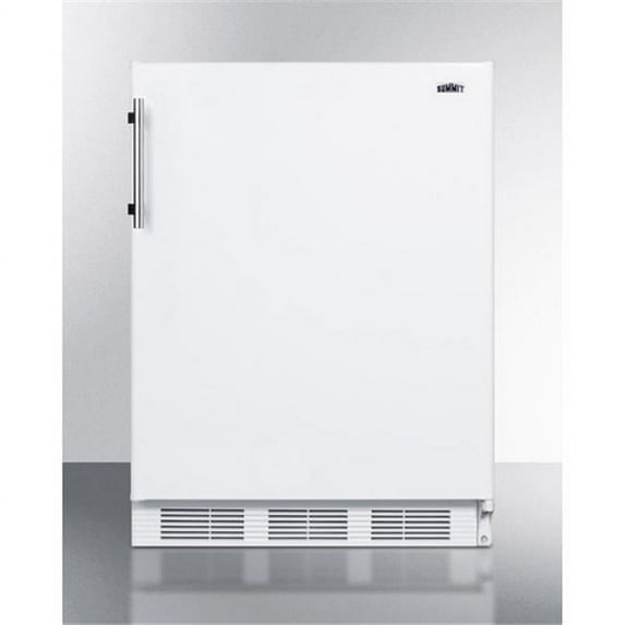 32.38 x 23.63 x 23 in. ADA Compliant Freestanding Refrigerator-Freezer, White Cabinet