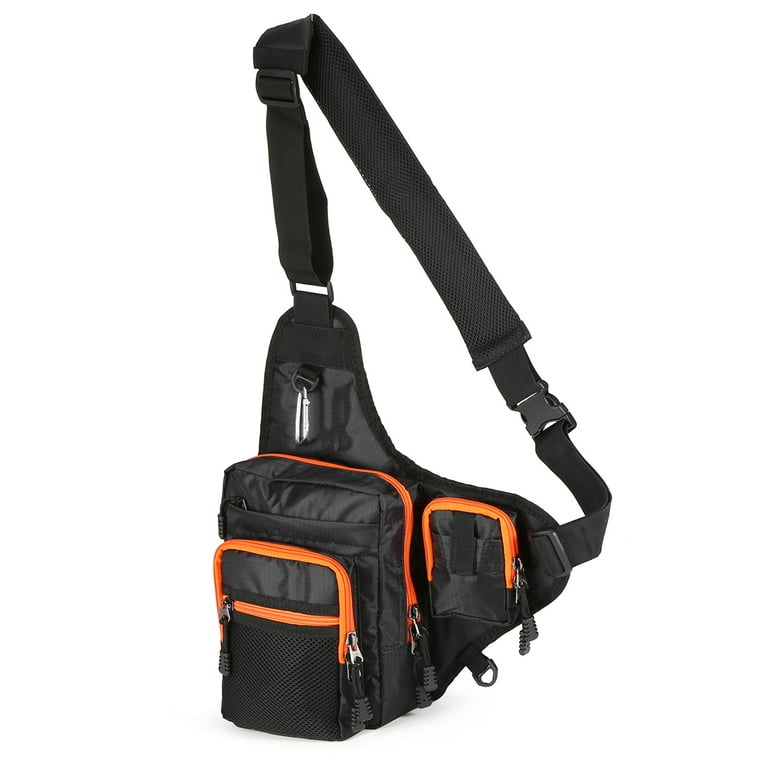 32*39*12CM iLure Fishing Bag Multi-Purpose Waterproof Canvas Fishing Reel  Lure Tackle Bag Fishing Gear Sports & Outdoors