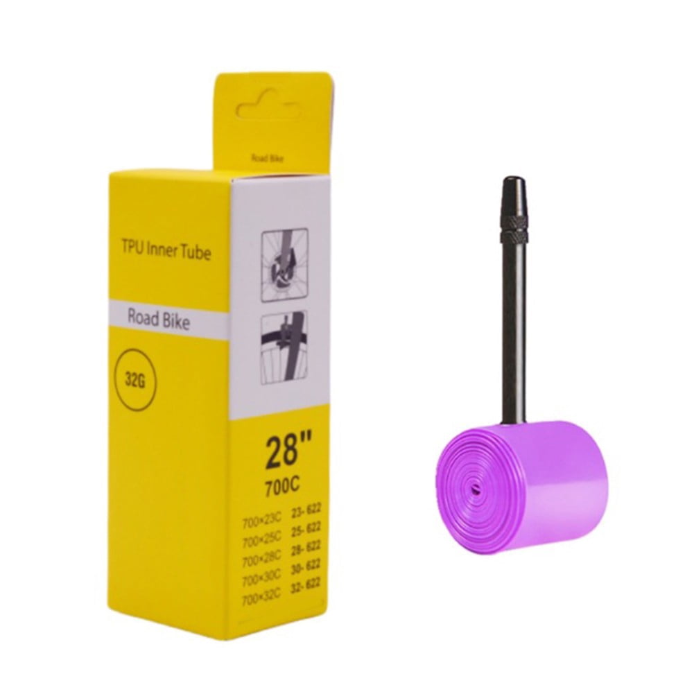 Chambre à Air TPU Ultra Légère Pour Vélo Route 700C - 32g Ou 48g, Compatible 23C à 50C, Valve Française - 5