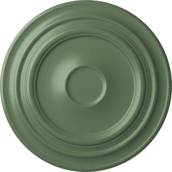 32 5/8"OD x 1 1/2"P Giana Ceiling Medallion Athenian Green Finished