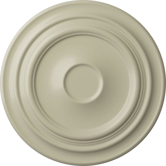 32 5/8"OD x 1 1/2"P Giana Ceiling Medallion (Fits Canopies up to 7 7/8"), Hand-Painted Clear Yellow