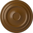 thumbnail image 1 of 32 5/8"OD x 1 1/2"P Giana Ceiling Medallion (Fits Canopies up to 7 7/8"), Hand-Painted Smokey Topaz, 1 of 6