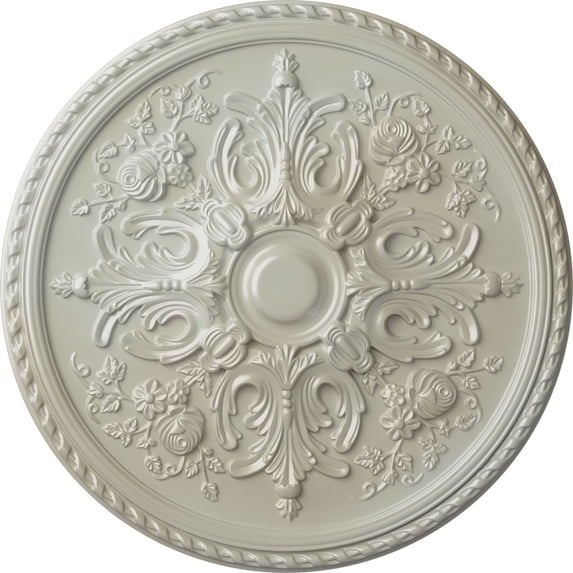 32 5/8"OD x 2"P Bradford Ceiling Medallion Flash Blue Finished