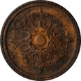 thumbnail image 1 of 32 5/8"OD x 2"P Bradford Ceiling Medallion Rust Finished, 1 of 6