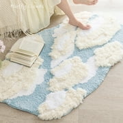 ThreeTree Multicolor Plants and Flowers Area Rug, 32 x 51, Water-Resistant