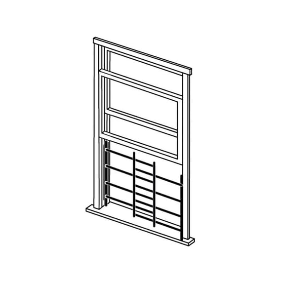 32-58 X 20 - 4 Bar Child Safety Window Guard - Walmart.com