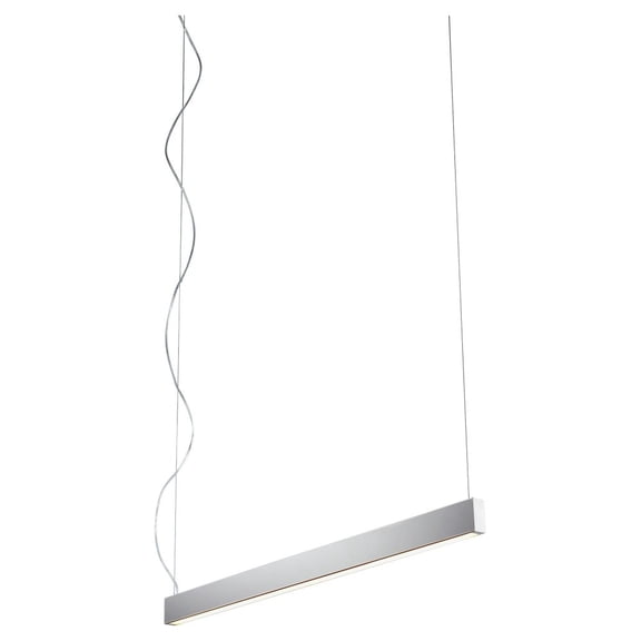 32-632-4020 Oxygen Lighting Zepp - 38 Inch 33W 1 LED Pendant-Polished Nickel Finish-4000 Color Temperature