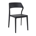 thumbnail image 1 of 32.75" Black Solid Patio Dining Chair, 1 of 8