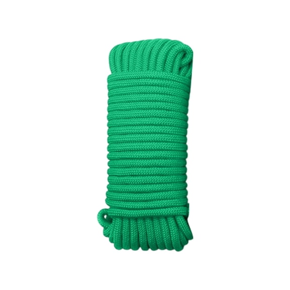 32.8 Feet Utility Rope Strong All-Purpose Polypropylene Nylon Cord, Lightweight Diamond Braided Polyester Rope for Camping Crafting Flag Pole Clothes Line, Indoor Outdoor Heavy Duty Use