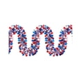 thumbnail image 1 of 32.8 Ft 100 Bulb 4th Of July Patriotic LED String, Flag Pattern Glow Strip, No Battery Required Hanging Light for Independence Day Celebration, Outdoor Patio and Indoor Room Decor, 1 of 8
