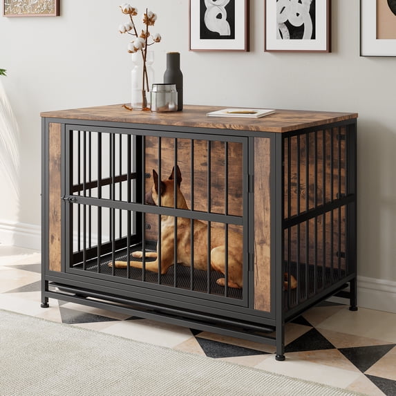 Gallery Detail: 32 8 Inch Dog Crate Table Elegant Wooden Pet Kennel