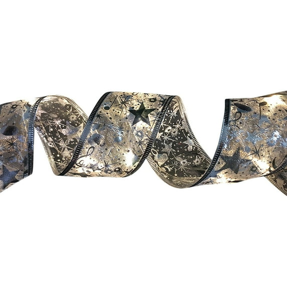 32.8 ft Christmas Ribbon Fairy Lights Christmas Lights Lighted Ribbon Garland for Christmas Tree Garland Christmas Decorations Indoor Outdoor Party Decorations