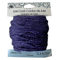 32.8 ft Jute Cord, Durable Craft String for Jewelry Making, Scrapbooking, Handmade Cards, Book Binding, Party Favors, Gift Wrapping, DIY Projects, Arts, Crafts Embellishments, Purple