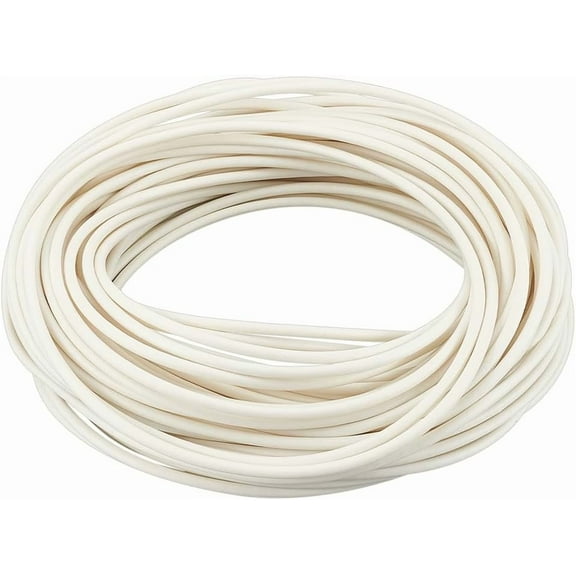 32.81 Yards Plastic Welt Cord Piping 5mm White Polyester Piping Cord