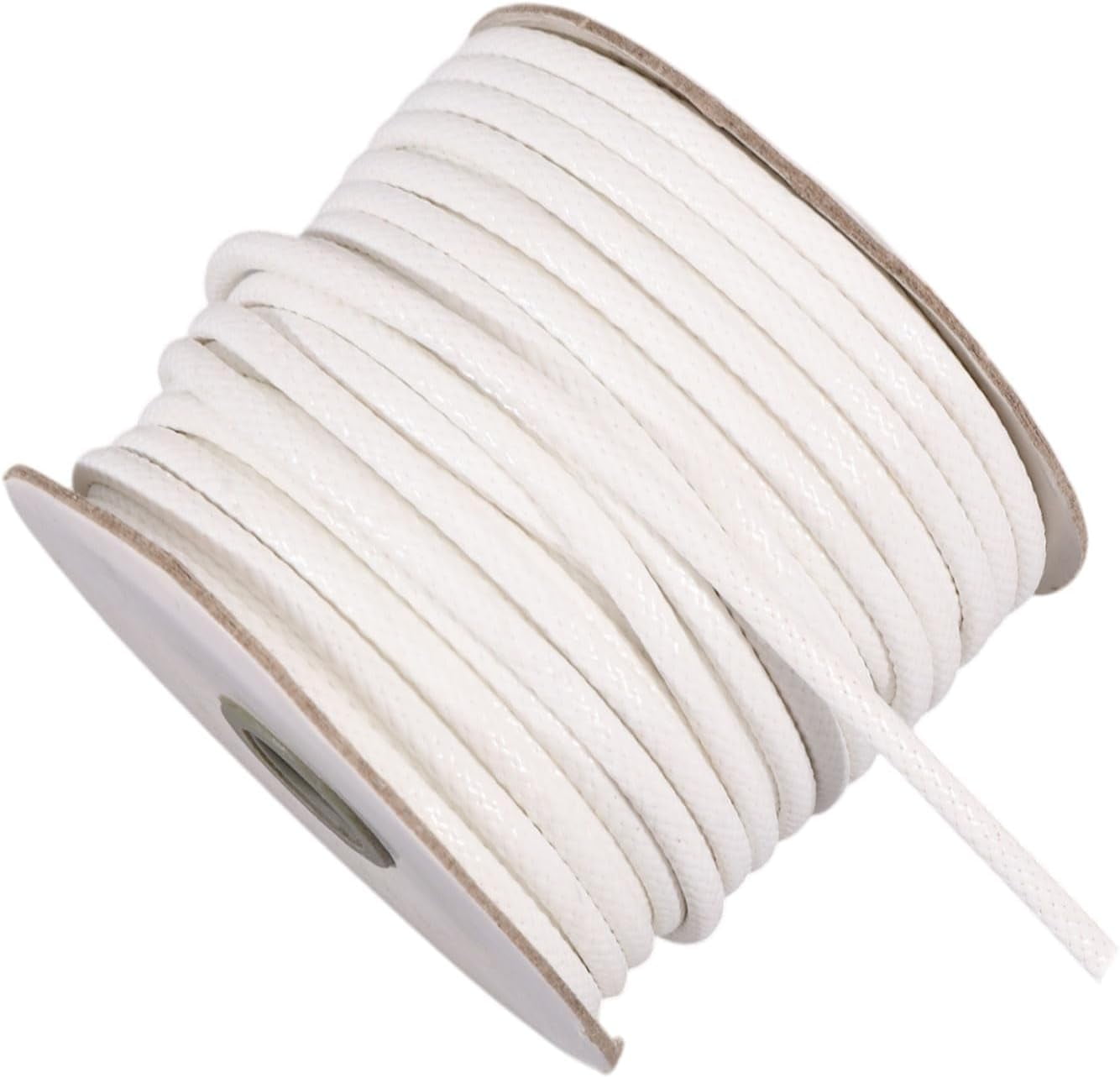 32.81 Yards Round Knitted Waxed Polyester Cords Wax Coated Thread 5mm ...