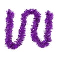 thumbnail image 1 of 32.8FT Christmas Tinsel Garland, Purple Shiny Metallic Foil Decorations for Parade Floats, Halloween, Christmas Tree, New Year Parties, Birthday Party, Indoor and Outdoor Disco Party Supplies, 1 of 5
