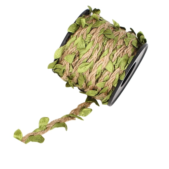 32.8Feet Natural Twine Artificial Vine Rope Burlap String Rope for Packaging Wedding Decoration Gardening