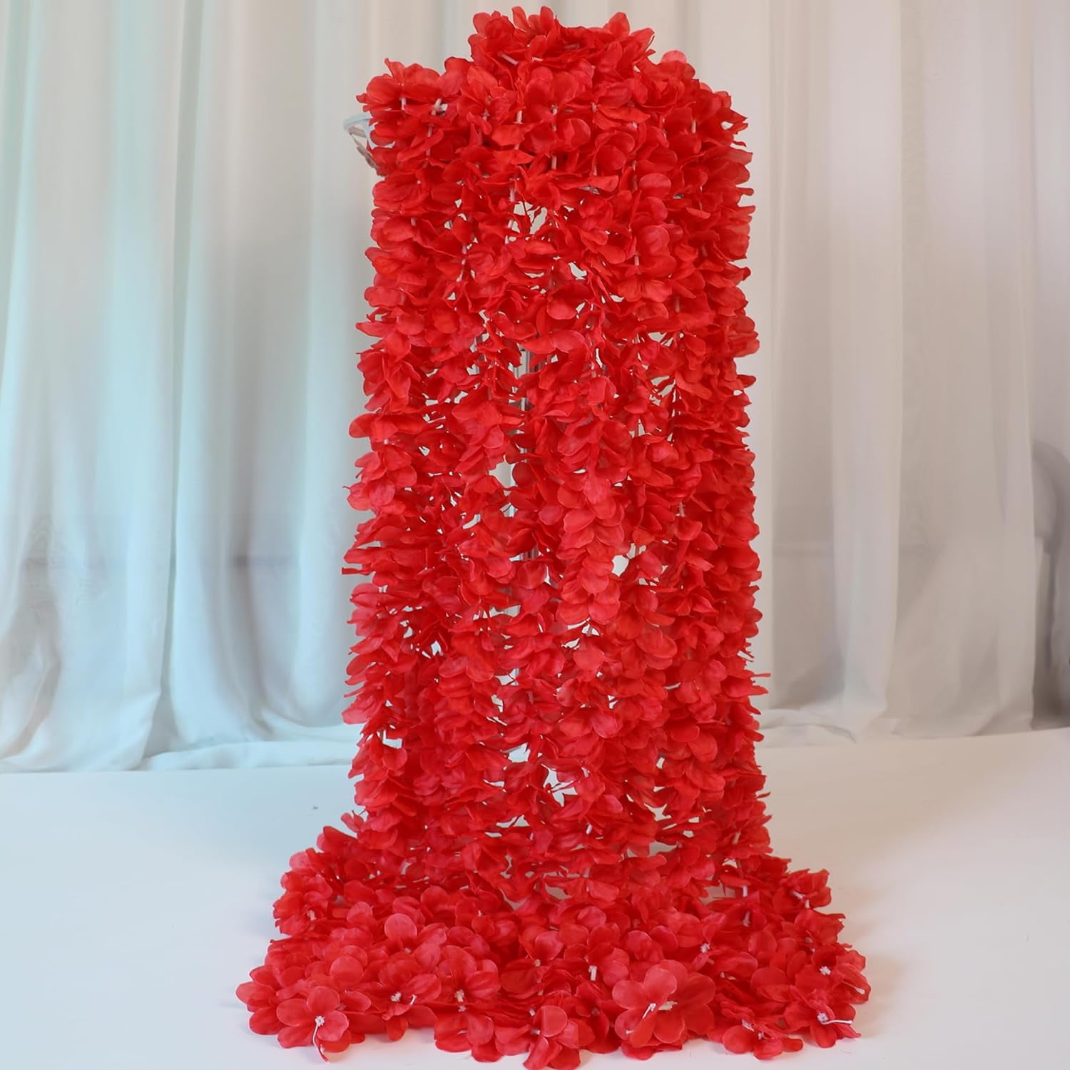 32.8Ft Artificial Silk Wisteria Vine Hanging Flowers Garland Home