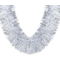 thumbnail image 1 of 32.8Ft Christmas Tinsel Garland Xmas Tree Decorations Christmas Silver & White Metallic Twist Garland Ceiling Hanging Decorations for New Year Party Birthday Holiday Indoor Outdoor Supplies, 1 of 5