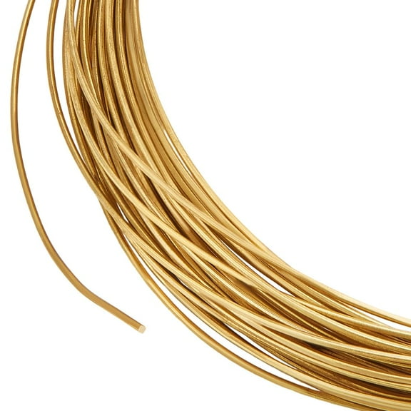 32.8Ft Square Copper Wire 21 Gauge Brass Wire Half Hard Craft Wire
