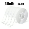32.8ft (10m) Double Sided Tape Heavy Duty, Nano Washable Reusable Tape