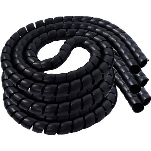 32.8ft 5PCS Spiral Cable Management Sleeve Dog Cat Cord Protector for Electric Wires