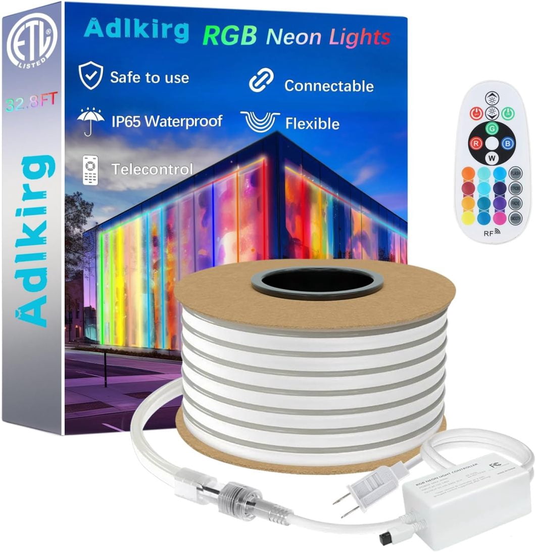 RGB Neon Rope Lights 12V App Control Music Sync Color Changing Led Light, Waterp RGB Neon Rope Lights 12V App Control Music Sync Color Changing Led Light, Waterp