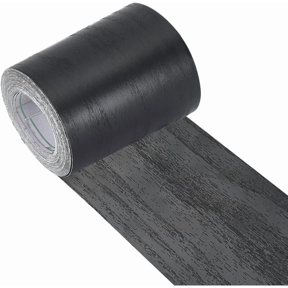 32.8ft x 3.2inch Realistic Wood Grain Tape Black Waterproof PVC Self Adhesive Repair Tape Patch