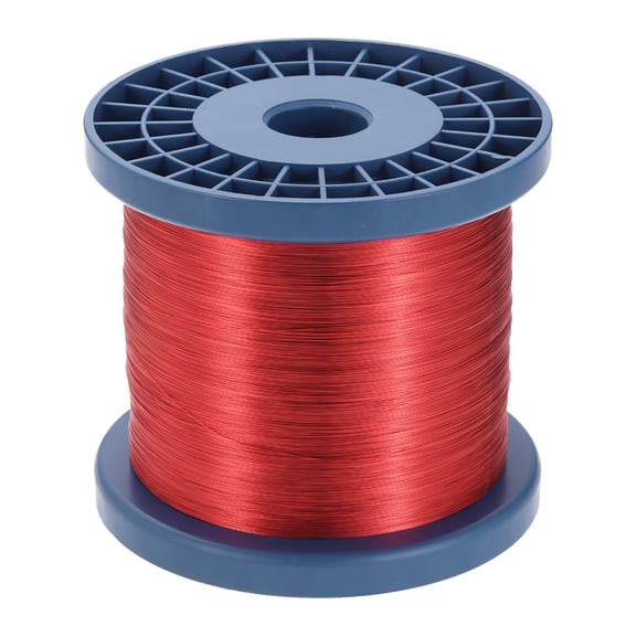 32 AWG Magnet Wire, 32 Gauge Enameled Copper Wires 48 oz Magnetic Coil for Transformer Motor Electric, 155C(311F), Red