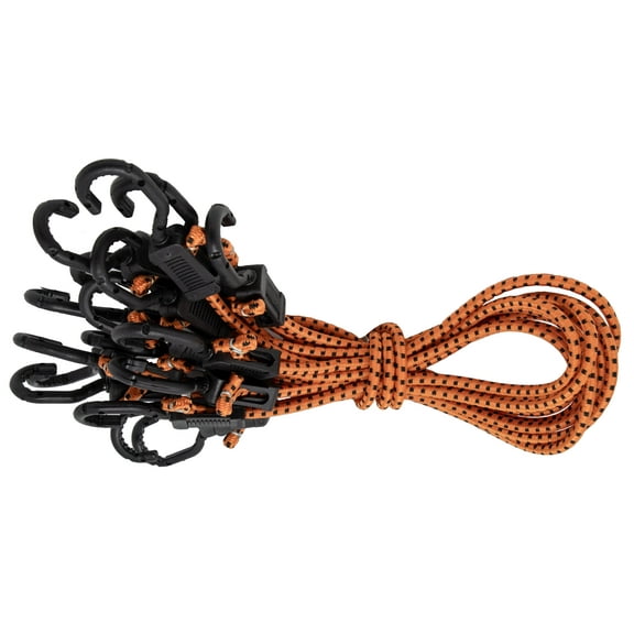 KOTAP 32" Adjustable Bungee Cords with All-Purpose, Flexible, Durable, Easy Usage 10 Pack MABC-32