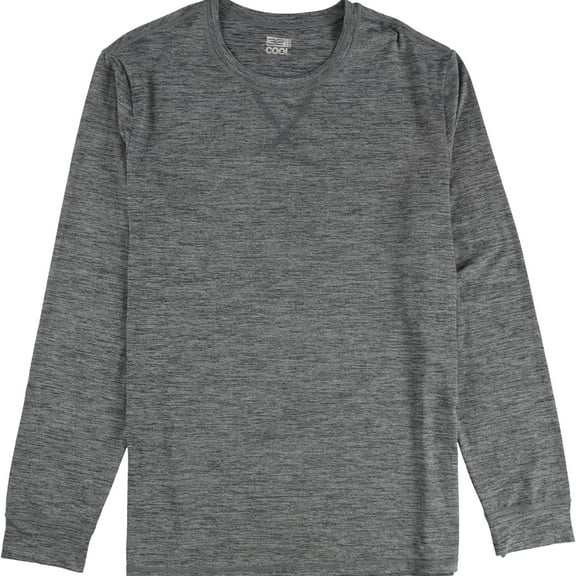 32 Below Mens Cool Heathered Basic T-Shirt, Grey, Small