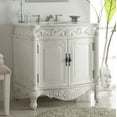 thumbnail image 1 of 32" Benton Collection Fiesta Antique Victorian Classic Style White Bathroom Vanity CF-2873W-AW, 1 of 5