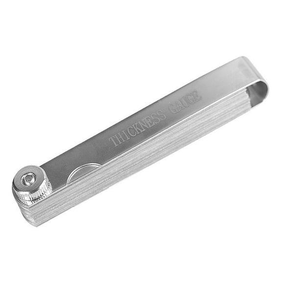 32 Blade Feeler Gauge Set 0 04mm to 0 88mm Stainless Steel Precision Thickness Measurement Tool for Mechanical Calibration Inspection and Maintenance Applications
