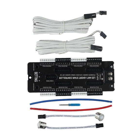 32 Channel Led Motion Sensor Stair Controller For Indoor Use Dc 12V/24V