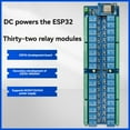 thumbnail image 1 of 32 Channel Relay Module Development Board DC Power Supply WIFI Bluetooth Relay Module ESP32-WROOM, 1 of 9