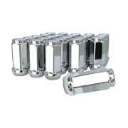 32 Chrome 14x1.5 XL Long Bulge Acorn Truck Wheel Lug Nuts - 1.9 Inch Tall - 3/4 Hex - Fits Many Chevrolet, GMC, RAM, Silverado, Tahoe, Yukon, Sierra, 1500