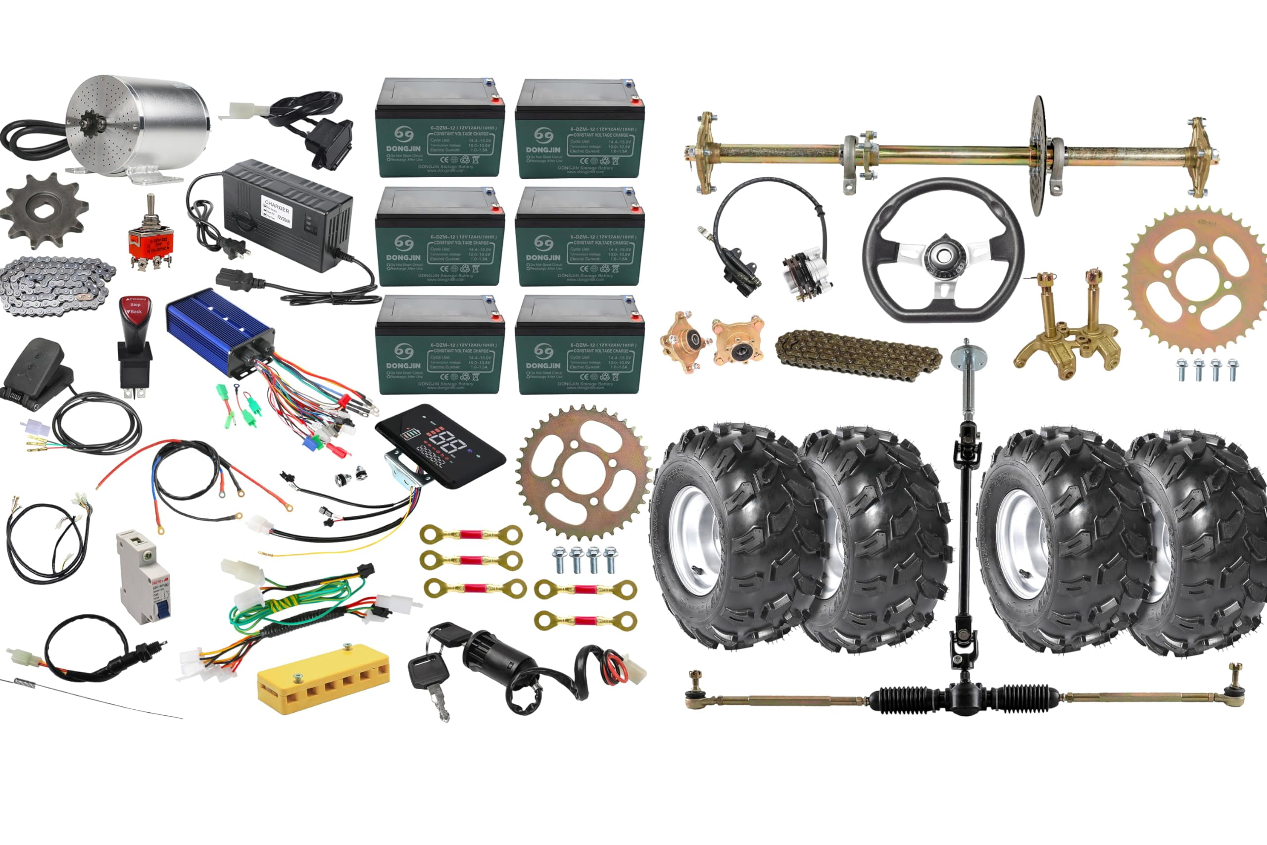 Kit Complet Moteur Brushless 72V 3000W Pour Scooter Ou Go Kart Lectrique