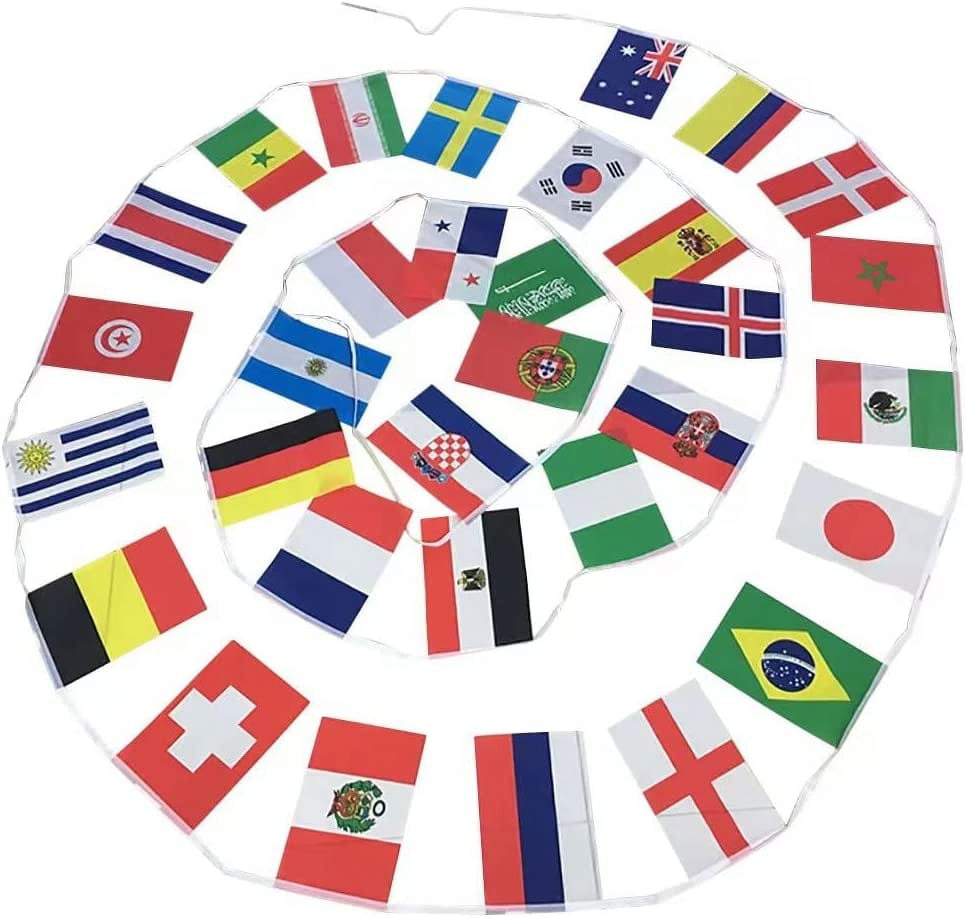 32 länder flagge 1 string hängen flagge banner internat ionale