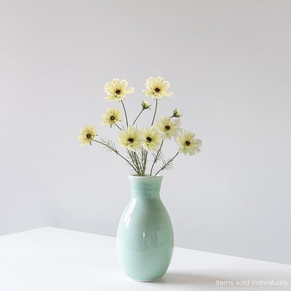 32" Cream Cosmos Flower Artificial Floral Spray