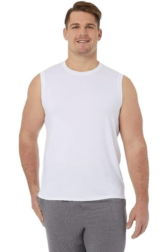 32 DEGREEES Men's Cool Classic Relaxed Tank | Anti-Odor | 4-Way Stretch | Moisture Wicking
