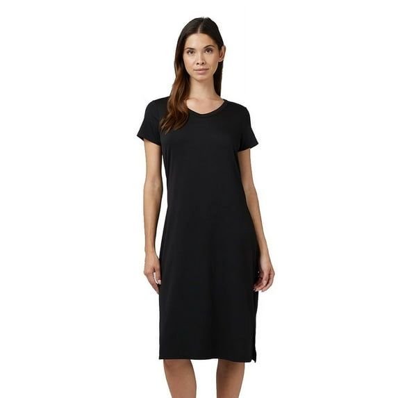 32 DEGREEES Women’s Cool T-Shirt Dress | Moisture Wicking | Ultra-Soft | Anti - Odor | Side Slits