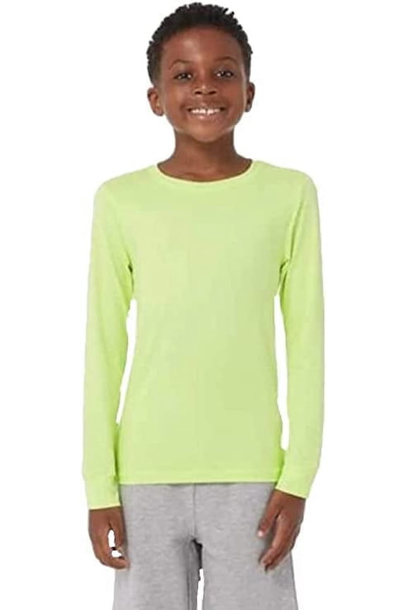Boys/Girls 2-Pack Long Sleeve Tee,Blue/Yellow,Small