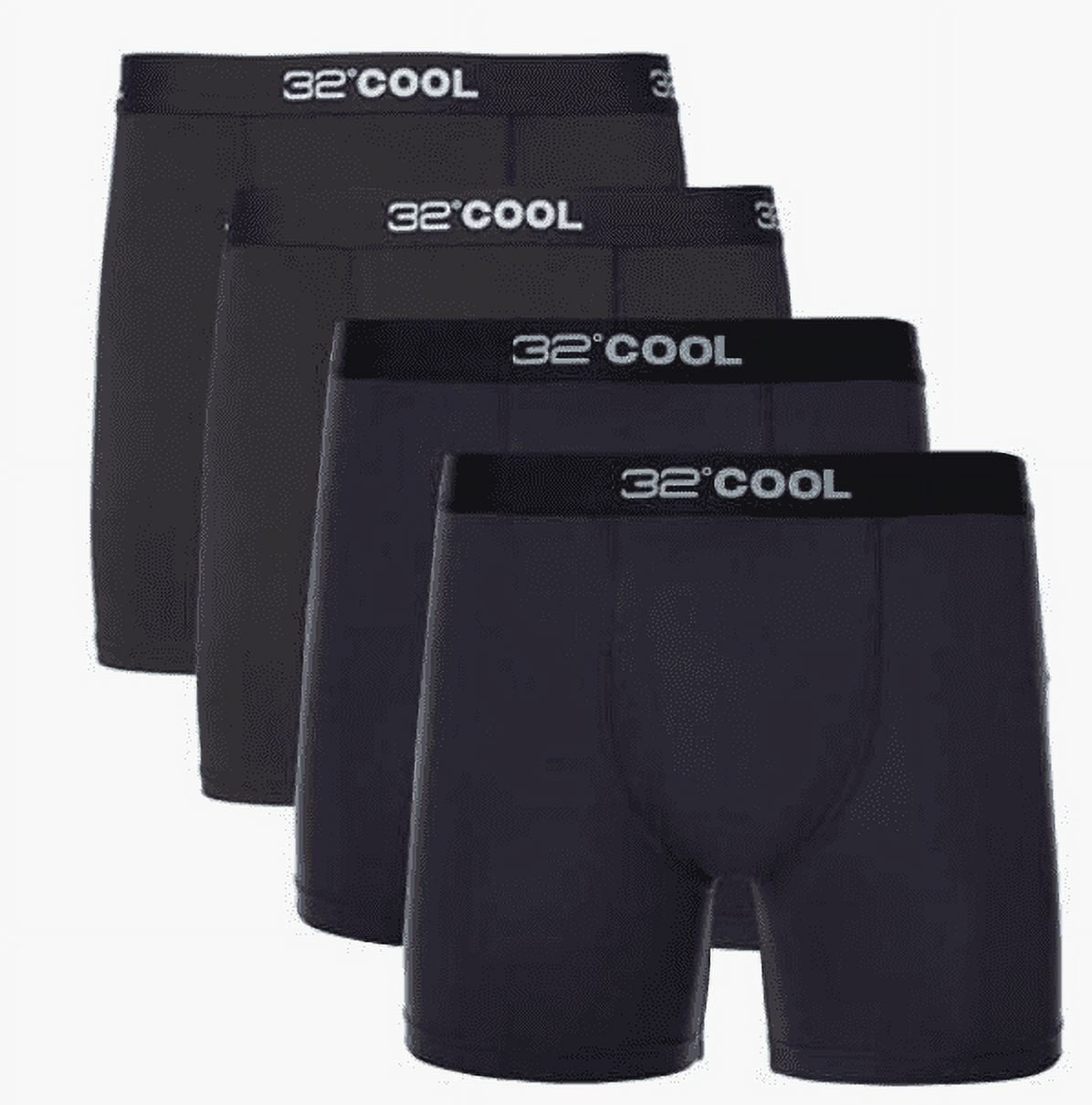 32 DEGREES COOL Mens 4-PACK Quick Dry Performance Boxer Brief With ...