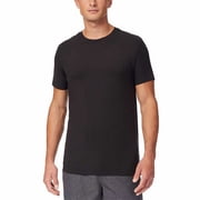 32 DEGREES Cool Mens Tee Shirt Short Sleeve Quick Dry Crew Neck Tee Medium, Black-3pack