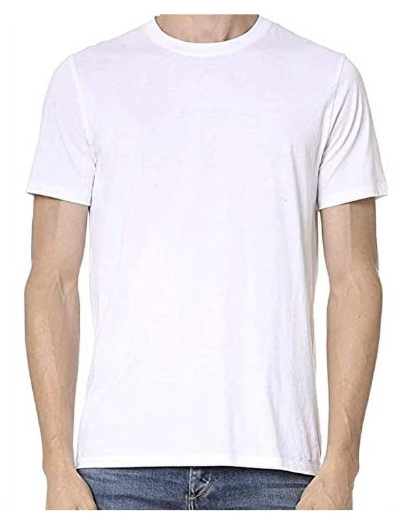 Cool Men's Tee Shirt Short Sleeve Quick Dry Crew Neck Tee (Medium, White-3pack)