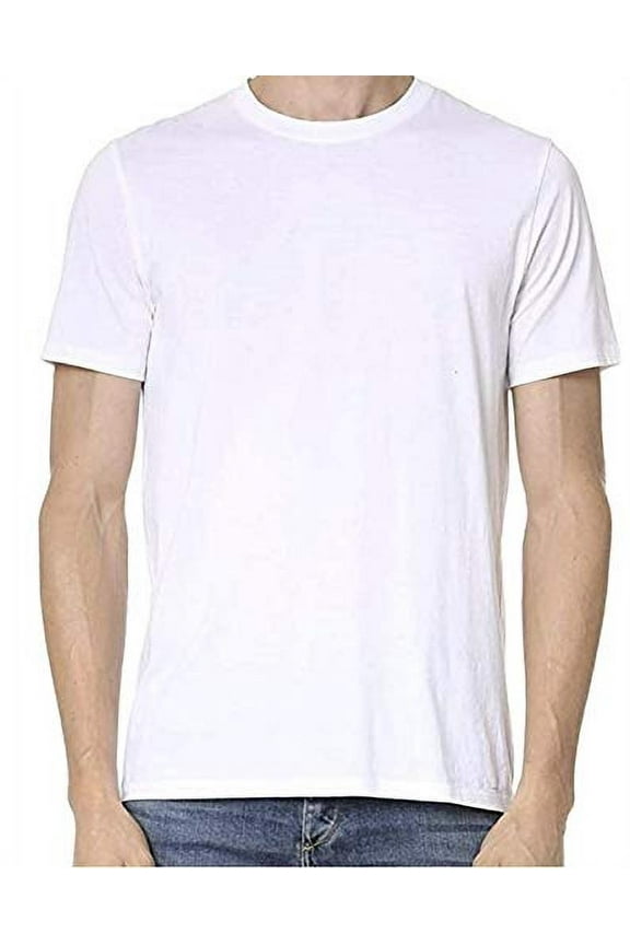 Cool Men's Tee Shirt Short Sleeve Quick Dry Crew Neck Tee (Medium, White-3pack)
